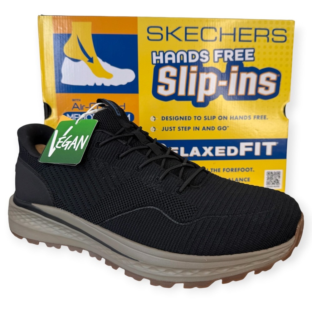 Skechers Hands Free Slip-ins Slade Ultra Renwick Black Mens 11.5 211191 BLK